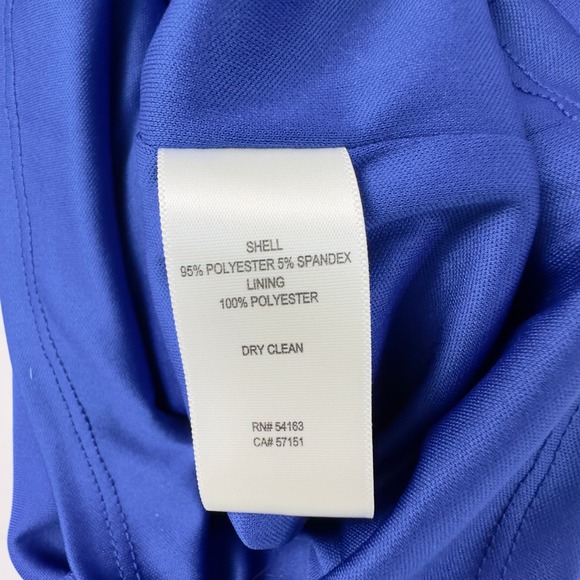 Eliza J Cobalt Blue Bodycon Strappy Cocktail Dress (6) - Picture 15 of 15